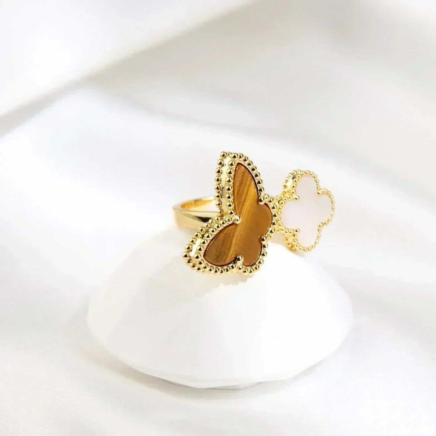 [Lumi Jewellery]LUCKY BETWEEN THE FINGER RING
