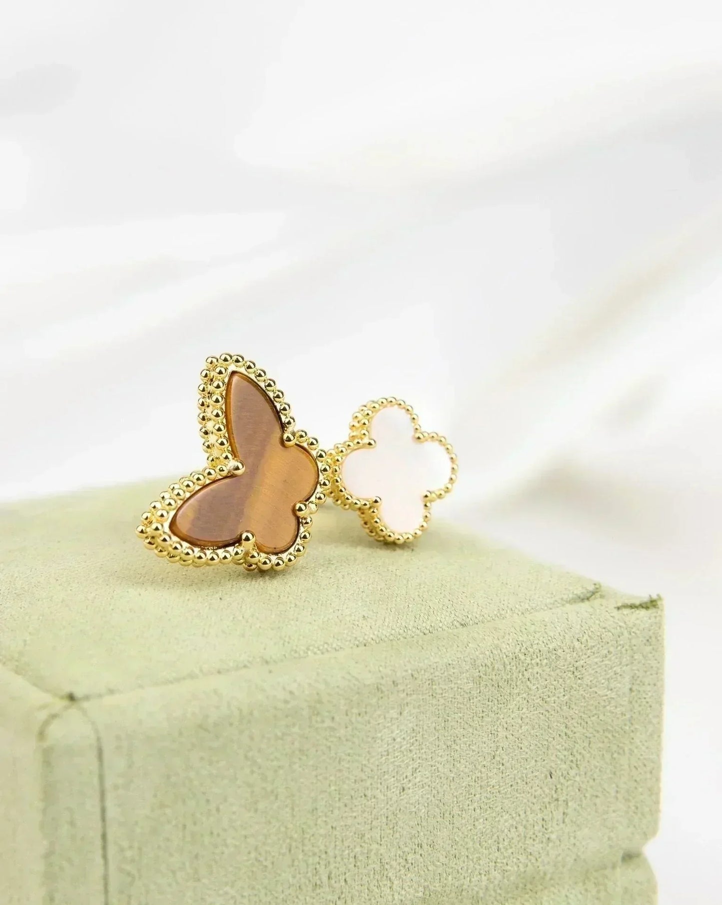 [Lumi Jewellery]LUCKY BETWEEN THE FINGER RING