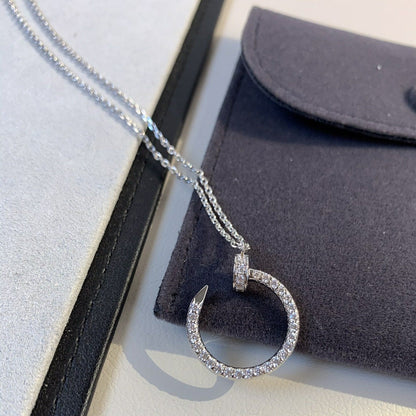 [Lumi Jewellery]JUSTE NECKLACE SILVER DIAMONDS