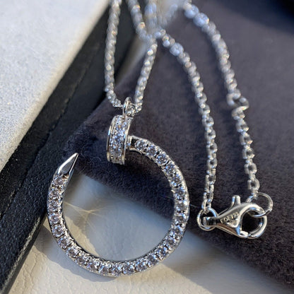 [Lumi Jewellery]JUSTE NECKLACE SILVER DIAMONDS