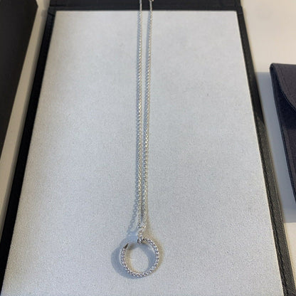 [Lumi Jewellery]JUSTE NECKLACE SILVER DIAMONDS