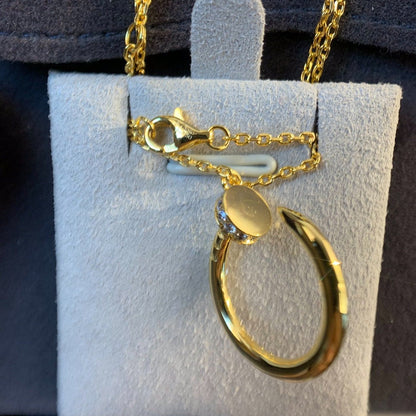 [Lumi Jewellery]JUSTE NECKLACE GOLD DIAMONDS