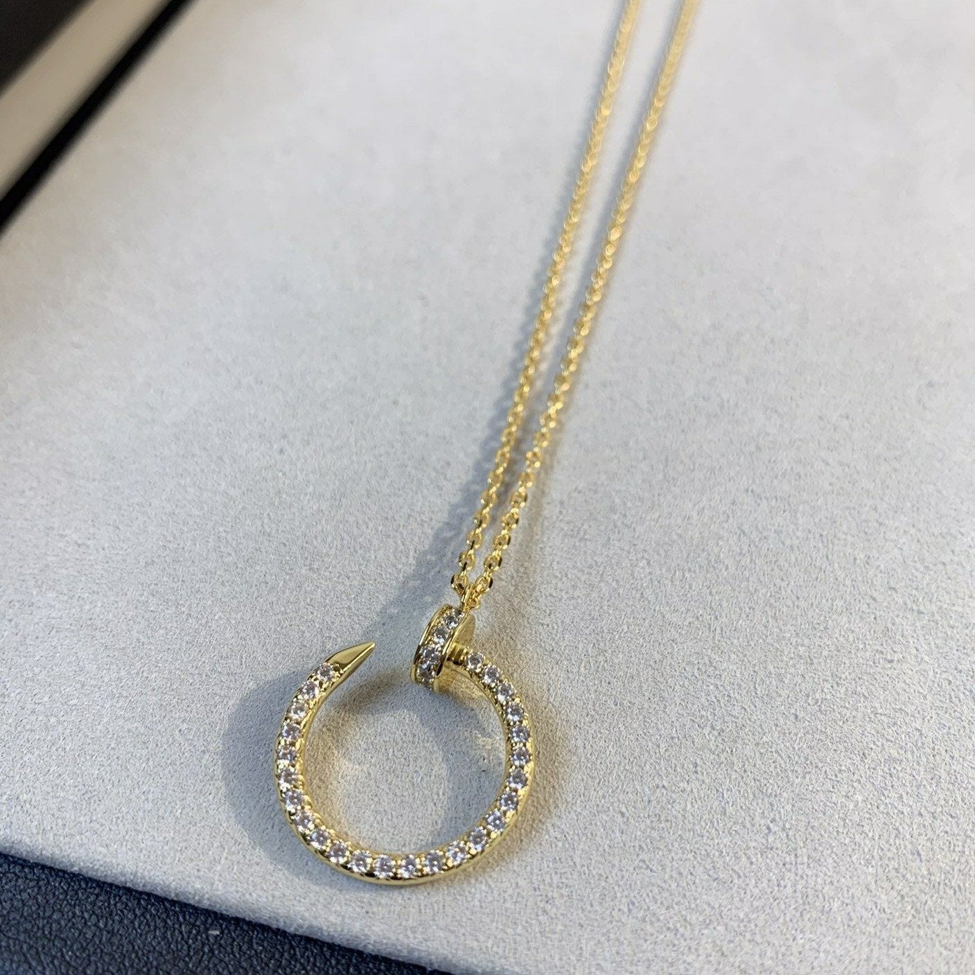 [Lumi Jewellery]JUSTE NECKLACE GOLD DIAMONDS