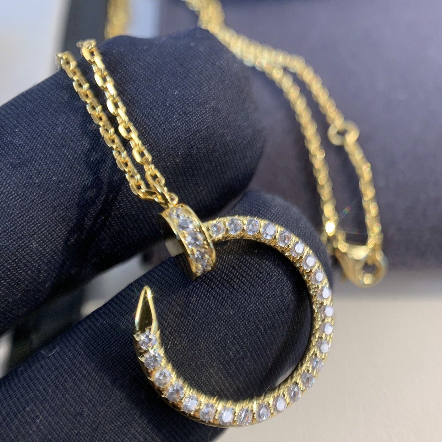 [Lumi Jewellery]JUSTE NECKLACE GOLD DIAMONDS