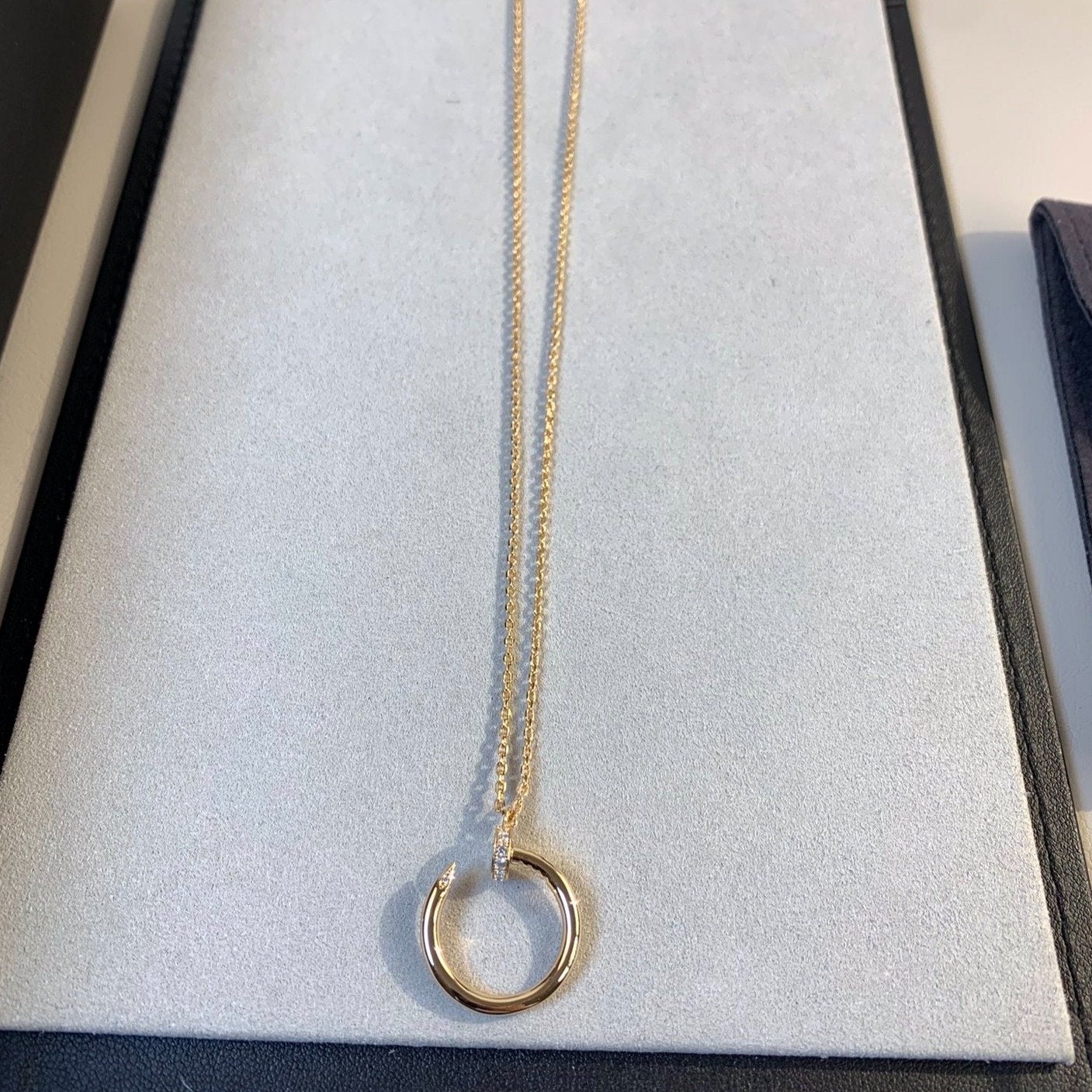 [Lumi Jewellery]JUSTE NECKLACE PINK GOLD