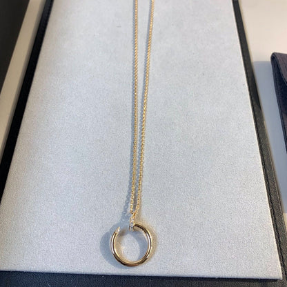 [Lumi Jewellery]JUSTE NECKLACE PINK GOLD