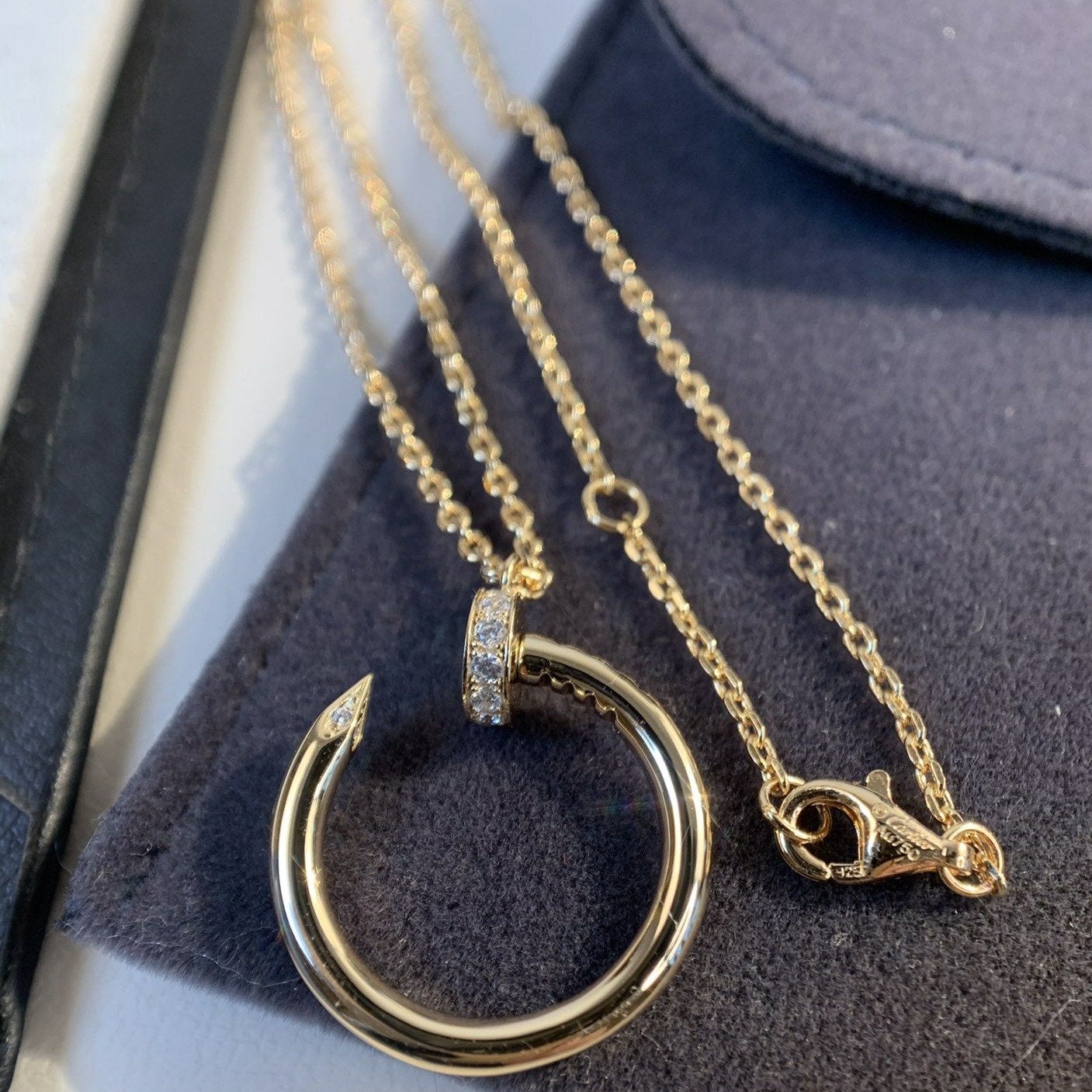 [Lumi Jewellery]JUSTE NECKLACE PINK GOLD