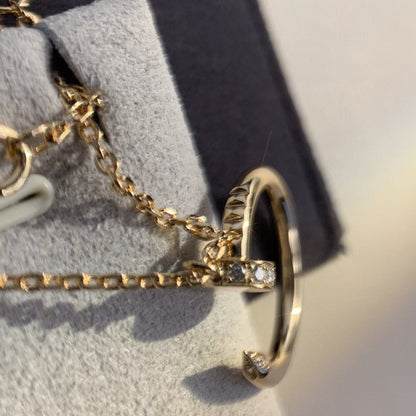[Lumi Jewellery]JUSTE NECKLACE PINK GOLD