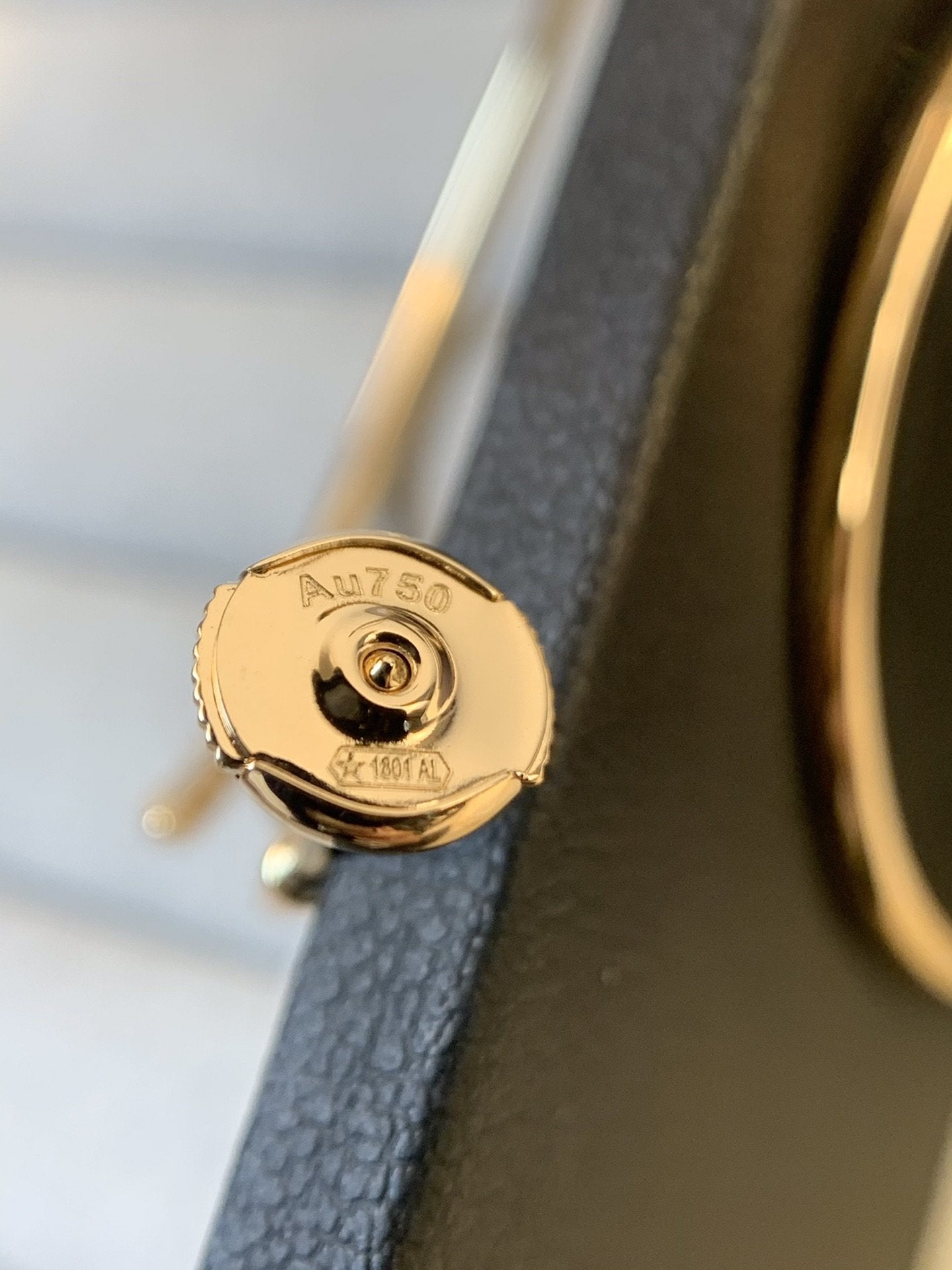 [Lumi Jewellery]JUSTE EARRINGS GOLD DIAMONDS 1.8MM