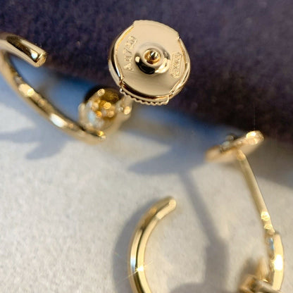 [Lumi Jewellery]JUSTE EARRINGS PINK GOLD