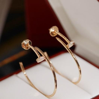 [Lumi Jewellery]JUSTE EARRINGS DIAMONDS 1.8MM