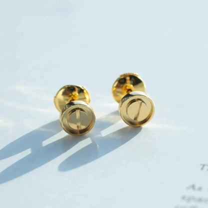 [Lumi Jewellery]LOVE EARRINGS GOLD 10MM