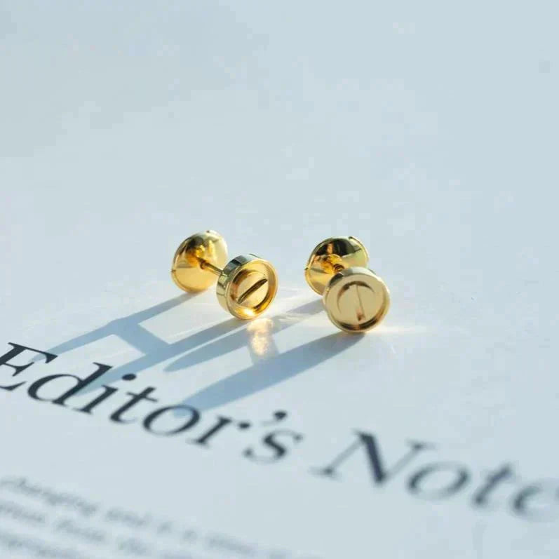 [Lumi Jewellery]LOVE EARRINGS GOLD 10MM