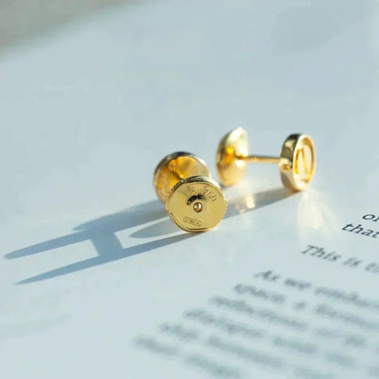 [Lumi Jewellery]LOVE EARRINGS GOLD 10MM