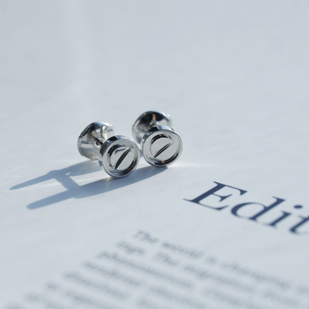 [Lumi Jewellery]LOVE EARRINGS SILVER 10MM