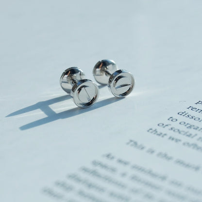 [Lumi Jewellery]LOVE EARRINGS SILVER 10MM