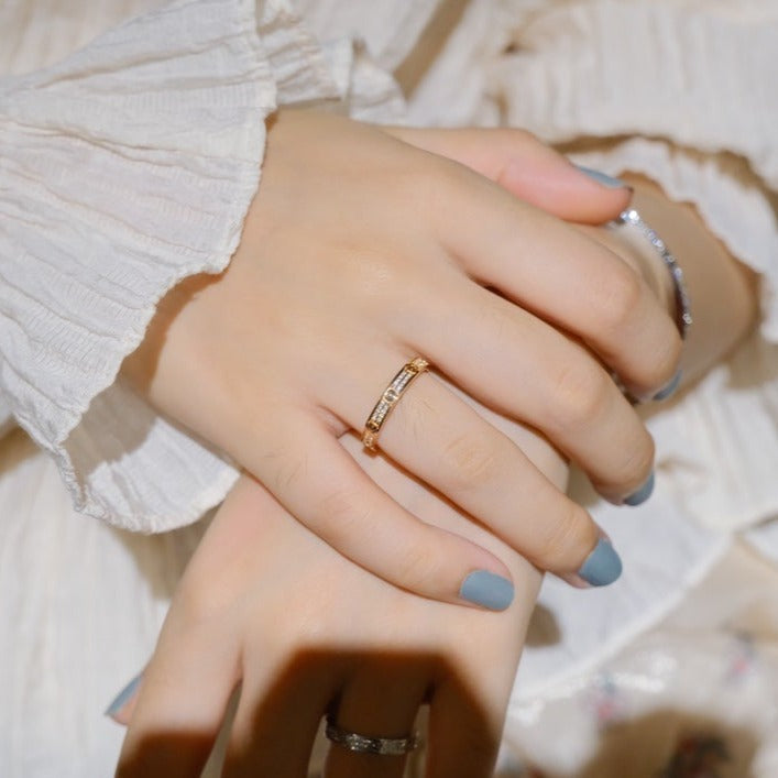 [Lumi Jewellery]LOVE RING 2.65MM DIAMOND