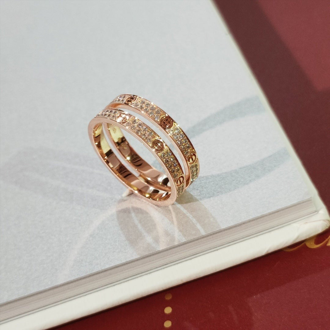 [Lumi Jewellery]LOVE RING 2.65MM DIAMOND