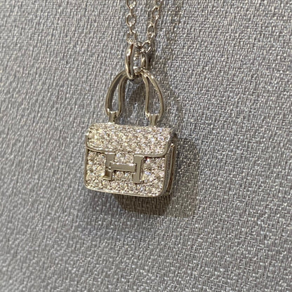 [Lumi Jewellery]CONSTANCE PEDANT DIAMOND NECKLACE