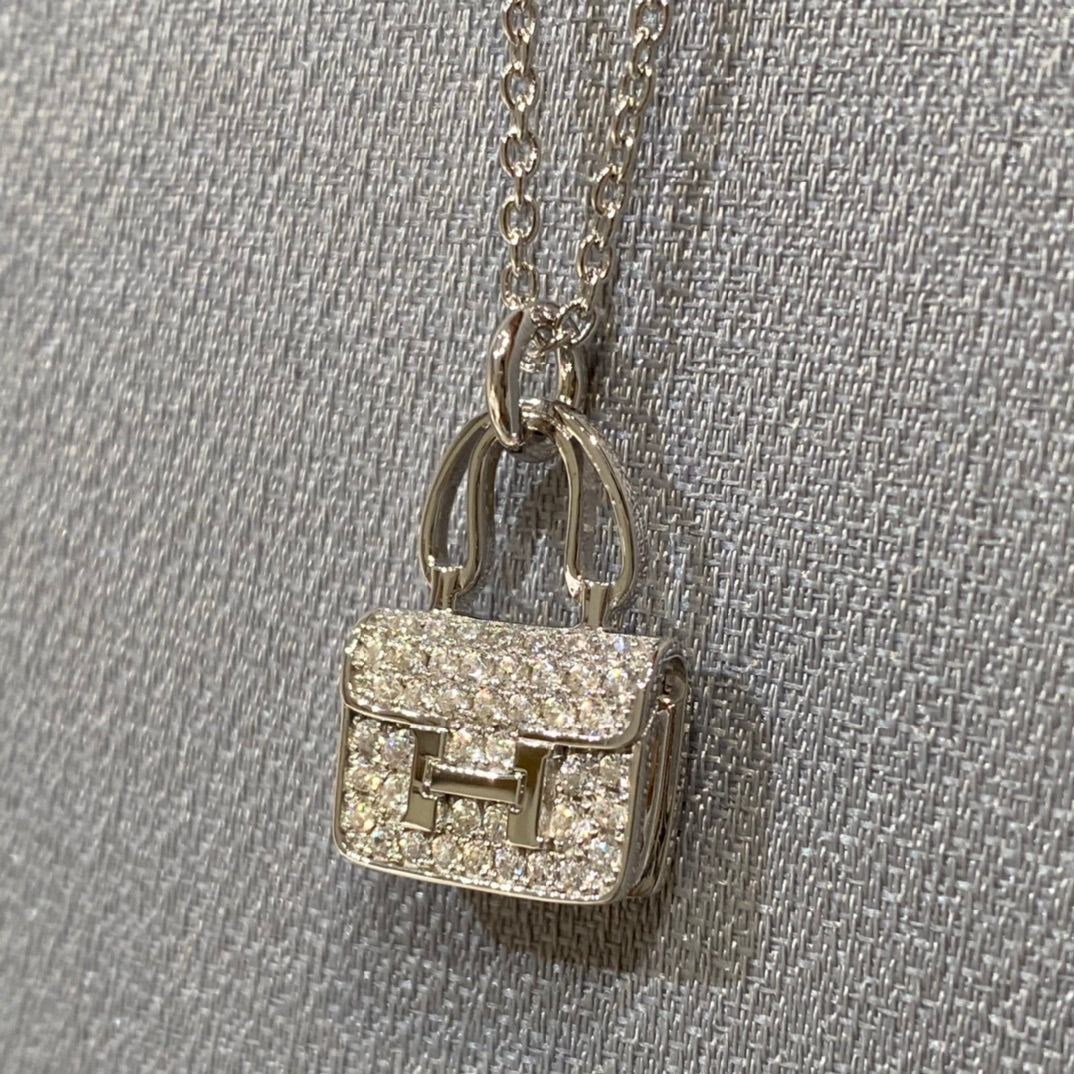 [Lumi Jewellery]CONSTANCE PEDANT DIAMOND NECKLACE
