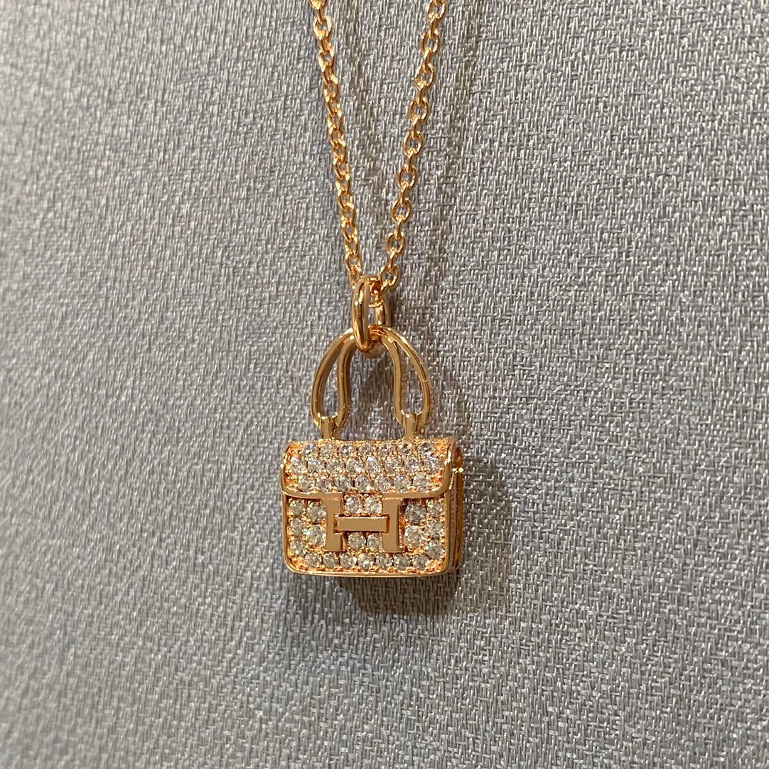 [Lumi Jewellery]CONSTANCE PEDANT DIAMOND NECKLACE