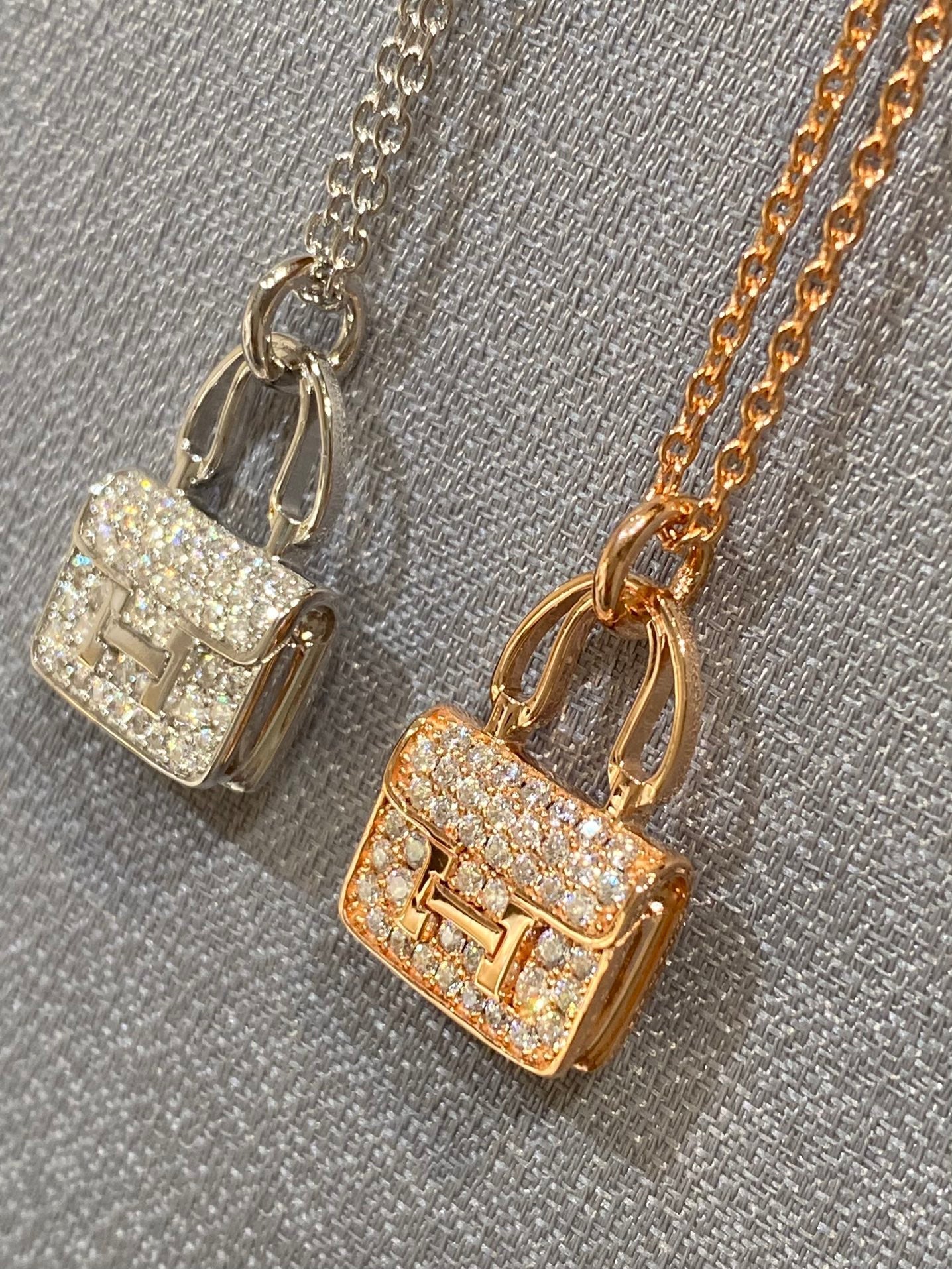 [Lumi Jewellery]CONSTANCE PEDANT DIAMOND NECKLACE