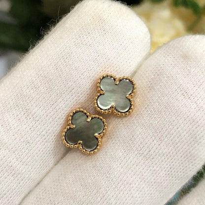 [Lumi Jewellery]CLOVER MINI GOLD EARRINGS