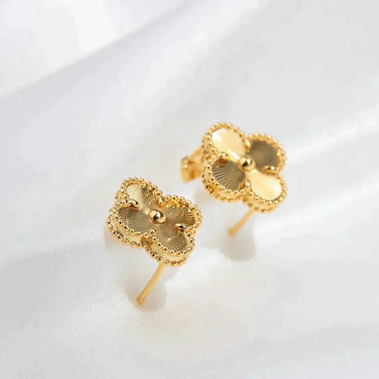 [Lumi Jewellery]CLOVER MEDIUM 1 MOTIFS LASER EARRINGS
