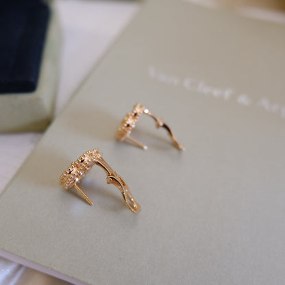 [Lumi Jewellery]LUCKY PINK GOLD WHITE MOP EARRINGS