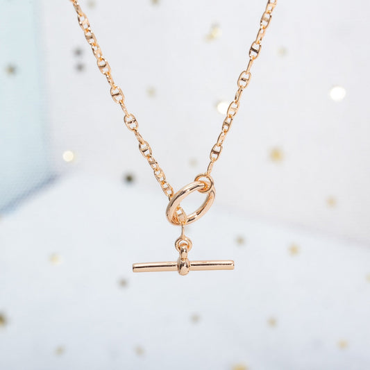 [Lumi Jewellery]ECHAPPEE NECKLACE PINK GOLD