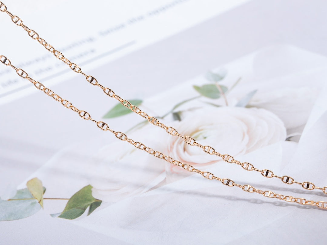 [Lumi Jewellery]ECHAPPEE NECKLACE PINK GOLD