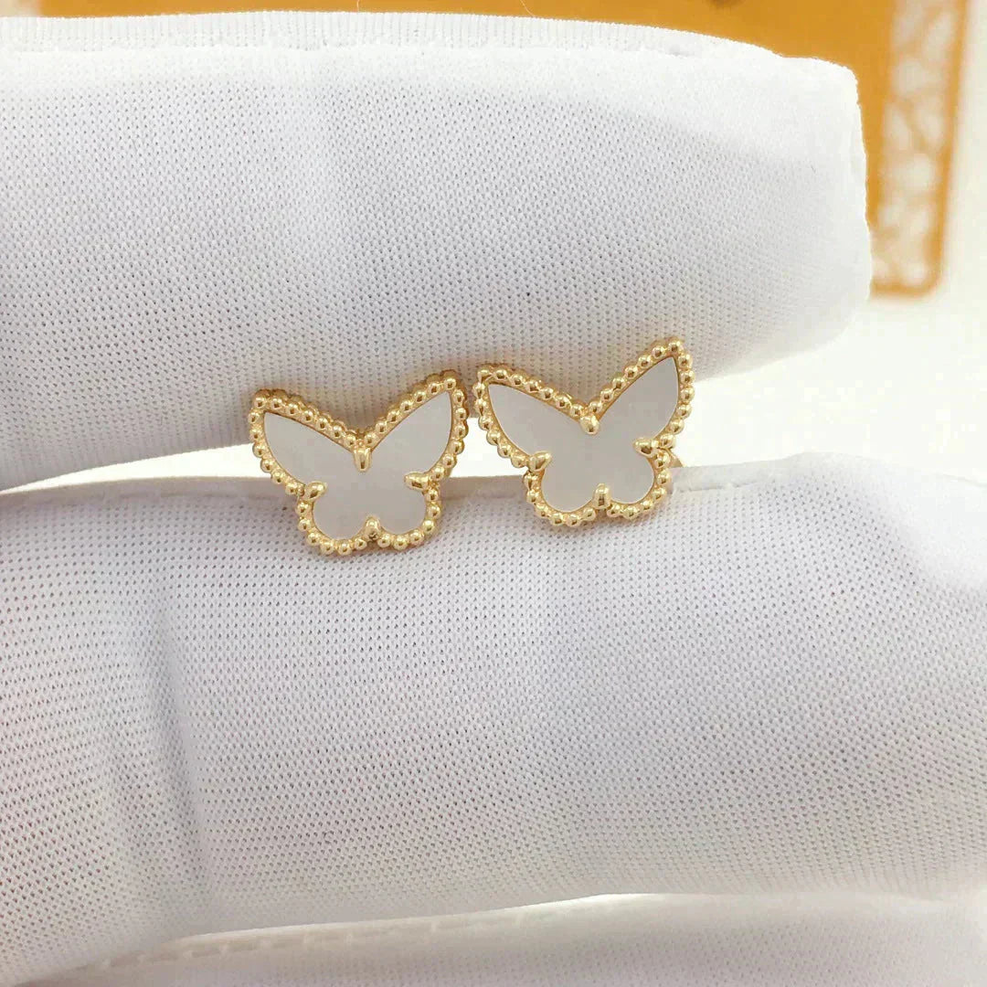 [Lumi Jewellery]SWEET BUTTERFLY MOP EARSTUDS