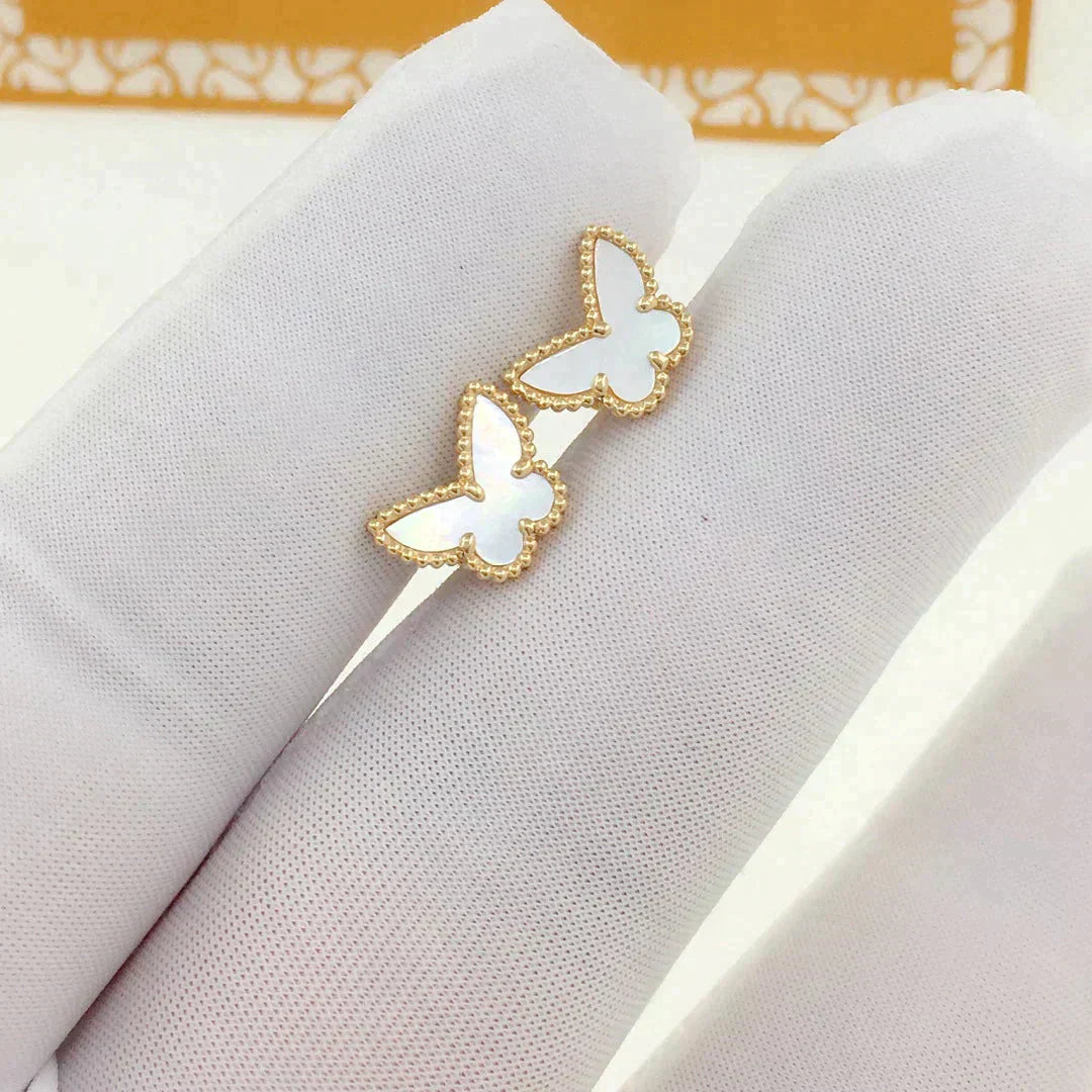 [Lumi Jewellery]SWEET BUTTERFLY MOP EARSTUDS