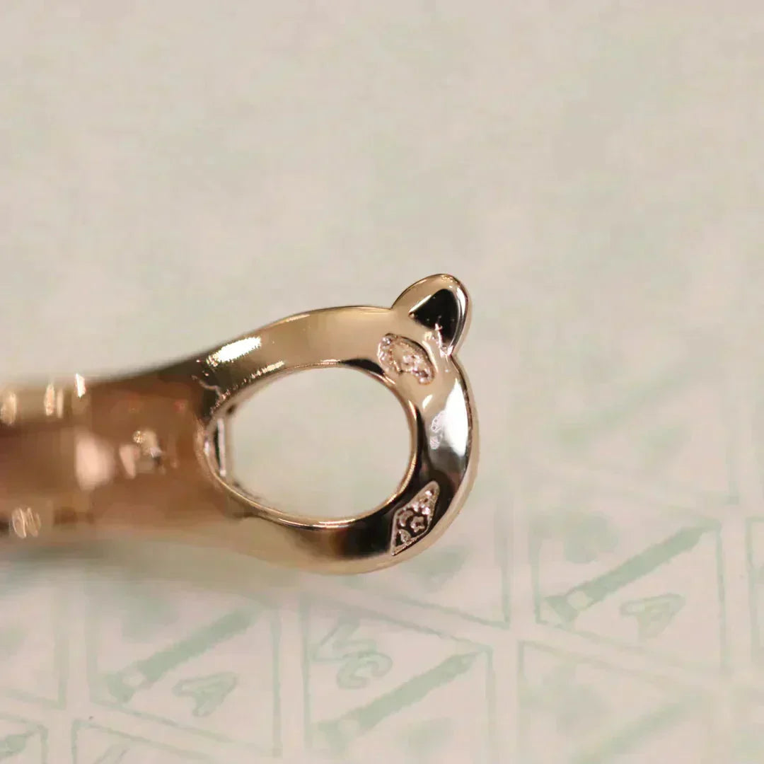 [Lumi Jewellery]CLOVER MEDIUM 1 MOTIFS FUll DIAMOND EARRINGS