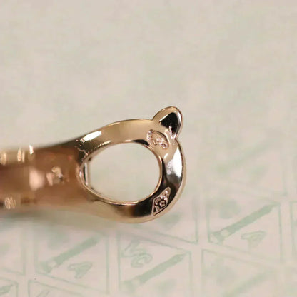 [Lumi Jewellery]CLOVER MEDIUM 1 MOTIFS FUll DIAMOND EARRINGS