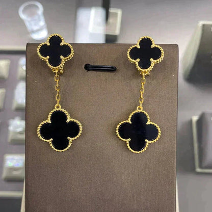 [Lumi Jewellery]CLOVER 2 MOTIFS  EARRINGS (MULTIPLE CHOICESC