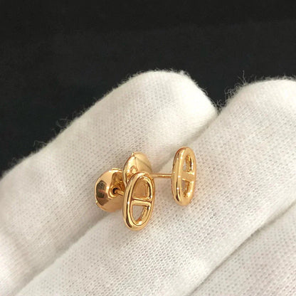 [Lumi Jewellery]CHAINE SMALL EARRINGS GOLD AND SILVER