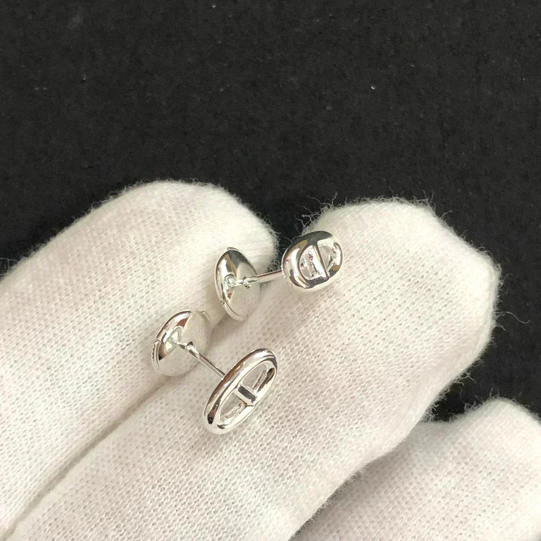 [Lumi Jewellery]CHAINE SMALL EARRINGS GOLD AND SILVER