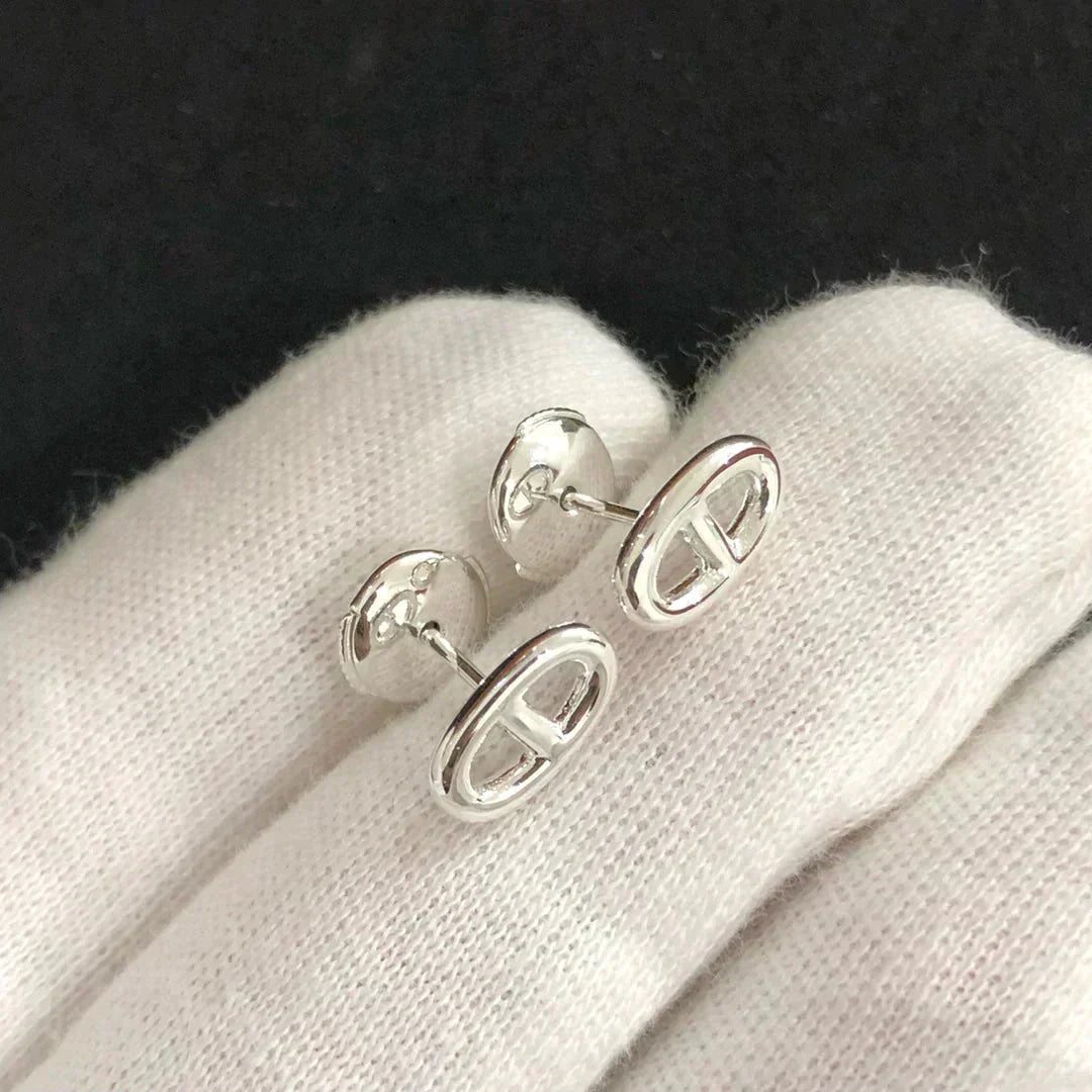 [Lumi Jewellery]CHAINE SMALL EARRINGS GOLD AND SILVER