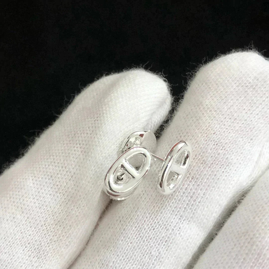 [Lumi Jewellery]CHAINE SMALL EARRINGS GOLD AND SILVER