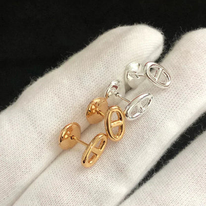 [Lumi Jewellery]CHAINE SMALL EARRINGS GOLD AND SILVER