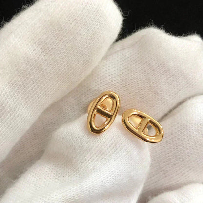 [Lumi Jewellery]CHAINE SMALL EARRINGS GOLD AND SILVER