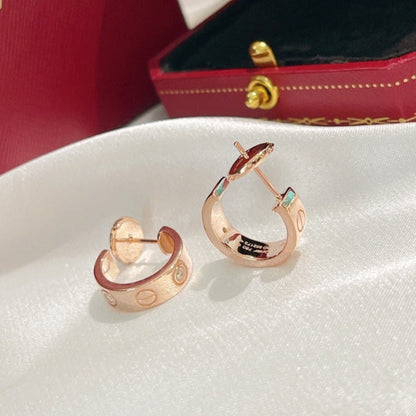 [Lumi Jewellery]LOVE EARRINGS 5.7MM 2 DIAMONDS