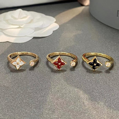 [Lumi Jewellery]STAR 1 DIAMOND OPEN RING