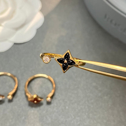 [Lumi Jewellery]STAR 1 DIAMOND OPEN RING