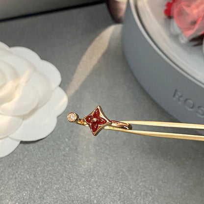 [Lumi Jewellery]STAR 1 DIAMOND OPEN RING