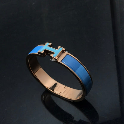 [Lumi Jewellery]H BRACELET BLUE RAINBOW CERAMIC