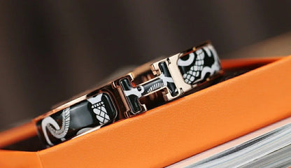 [Lumi Jewellery]H TARTAN BRACELET 12MM