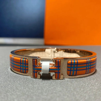 [Lumi Jewellery]H TARTAN BRACELET 12MM