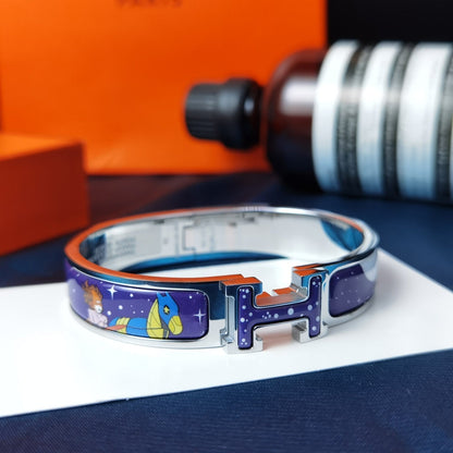 [Lumi Jewellery]H STAR AND MOON BRACELET 12MM